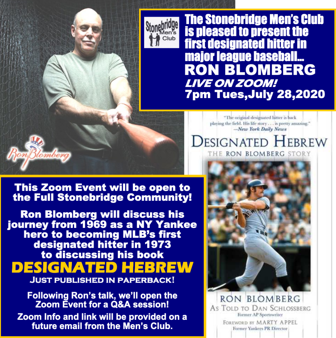 Ron Blomber Flyer