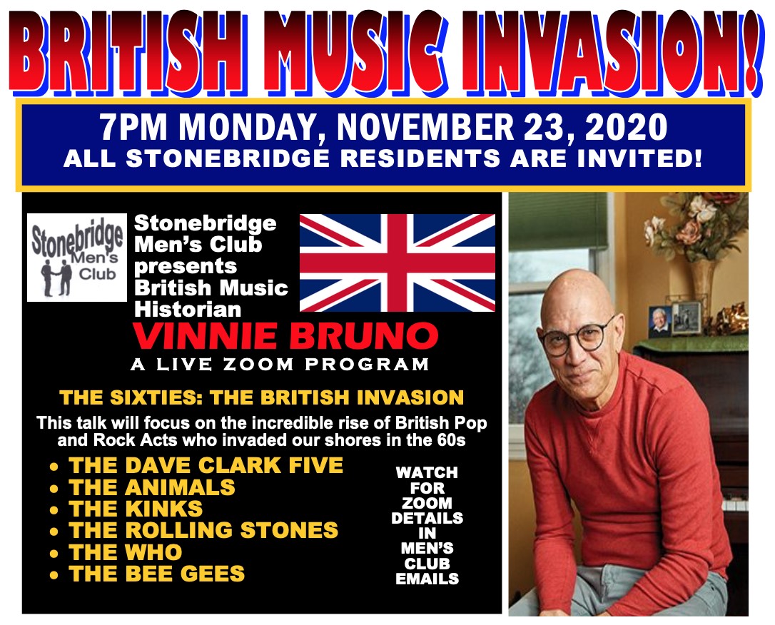 Vinnie Bruno brings the British Invasion on Zoom